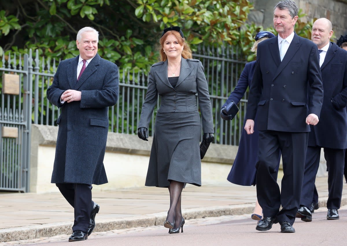 WINDSOR, ENGLAND - FEBRUARY 27: Prince Andrew, Duke of York, and Sarah, Duchess of Yor (Getty Images)