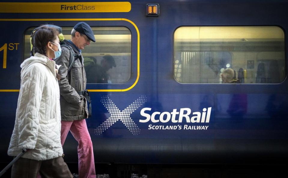 The 5% pay increase will be funded by Transport Scotland and ScotRail (Jane Barlow/PA) (PA Wire)