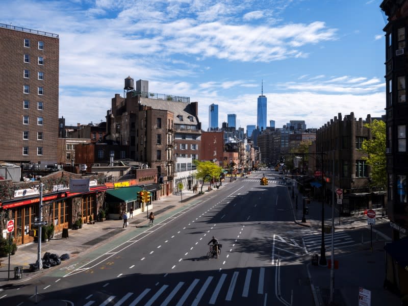 FILE PHOTO: The spread of the coronavirus disease (COVID-19) in New York