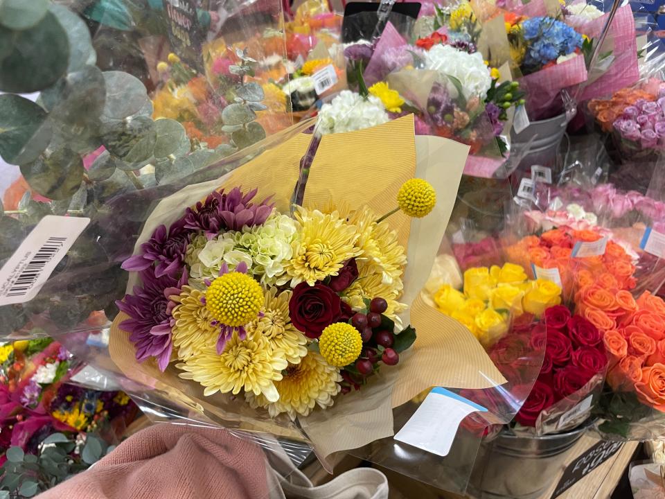 Fresh flowers at Trader Joe's