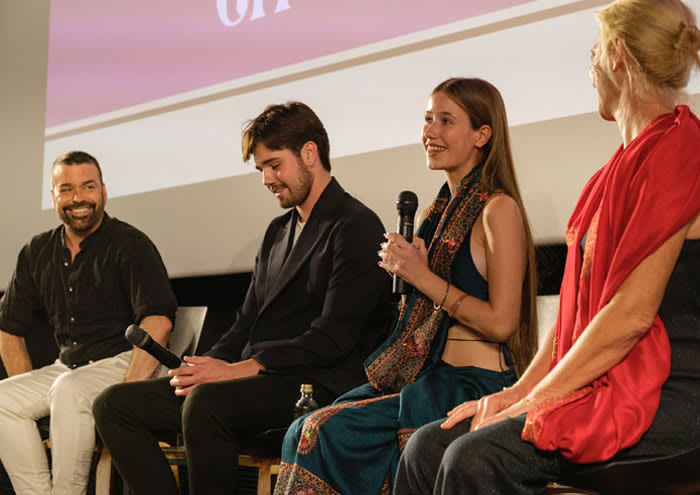 María Bernadeau en la presentación