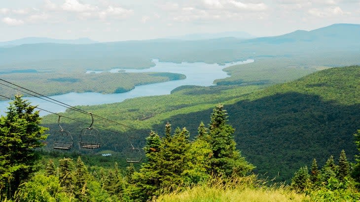 Mount Snow Vermont in summer