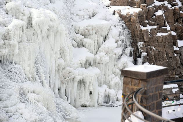 The falls of the Big Sioux River suipa