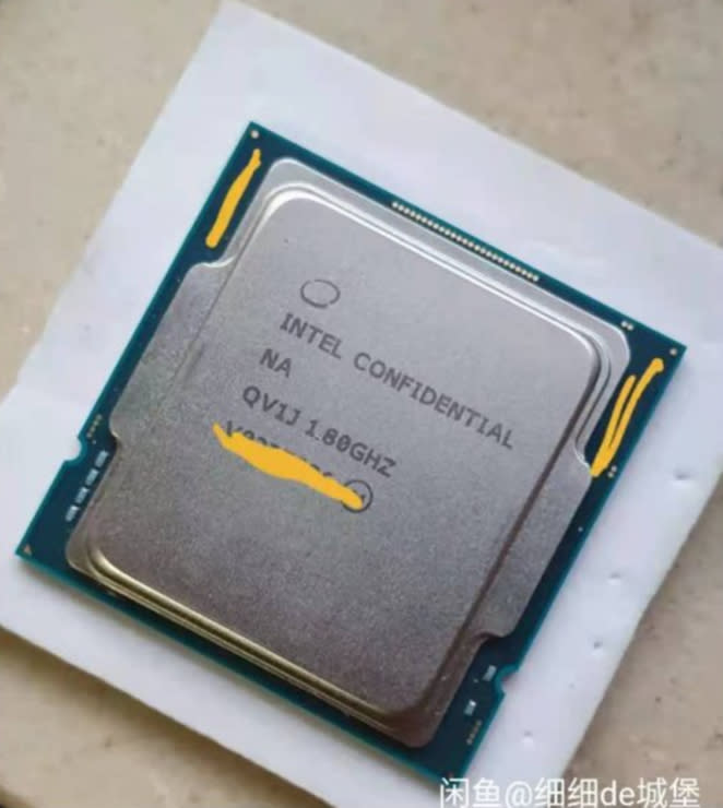 Intel 第 11 代桌上型處理器工程版 i9-11900 跑分搶先曝光