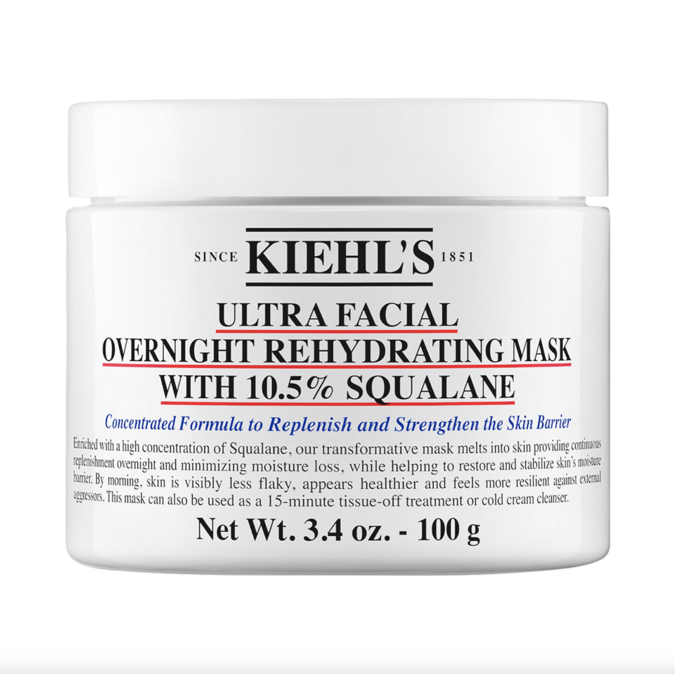 <p><a href="https://go.redirectingat.com?id=74968X1596630&url=https%3A%2F%2Fwww.sephora.com%2Fproduct%2Fkiehls-ultra-facial-overnight-hydrating-face-mask-with-10-5-squalane-P479329&sref=https%3A%2F%2Fwww.womenshealthmag.com%2Fbeauty%2Fg45238589%2Fbest-hydrating-face-masks%2F" rel="nofollow noopener" target="_blank" data-ylk="slk:Shop Now;elm:context_link;itc:0;sec:content-canvas" class="link ">Shop Now</a></p><p>Ultra Facial Overnight Rehydrating Face Mask</p><p>sephora.com</p><p>$45.00</p><span class="copyright">sephora.com</span>