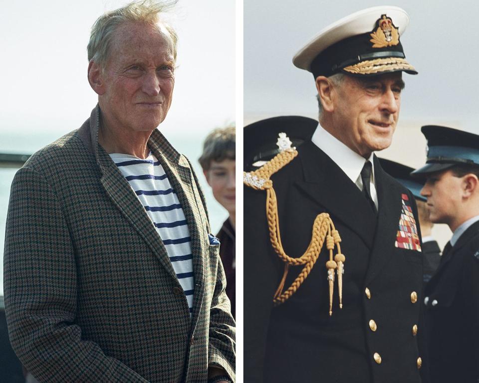 <p>Dance plays the ill-fated Lord Mountbatten in seasons 3 and 4 of <em>The Crown</em>. In the latest season, the naval officer's 1979 assassination and its impact on the royal family is depicted.<br></p>