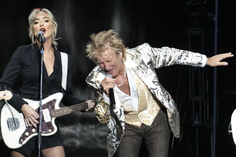 Rod Stewart regresó a Buenos Aires con su grandes éxitos