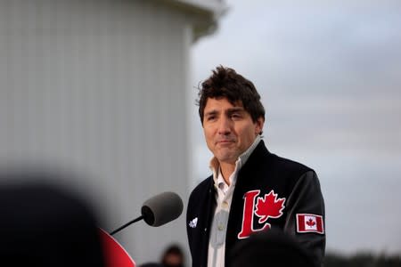 Canada's Prime Minister Justin Trudeau campaigns in Truro