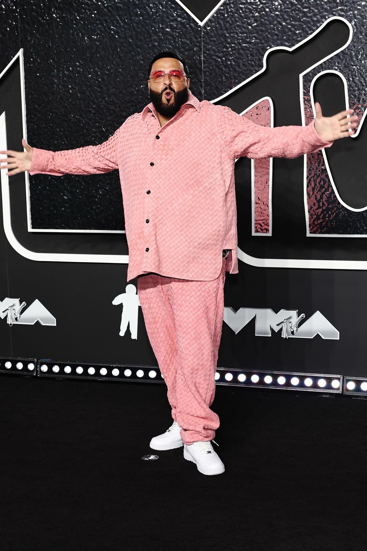 DJ Khaled on the black carpet.