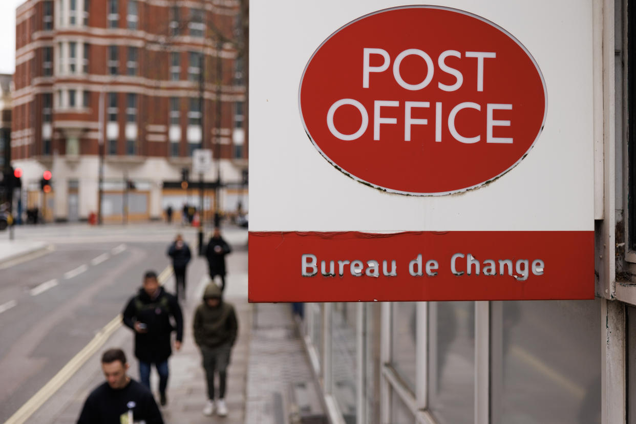 Between 1999 and 2015, more than 700 Post Office branch managers received criminal convictions, and some were sent to prison when a faulty computer system called Horizon made it appear that money was missing from their sites. (Photo by Dan Kitwood/Getty Images)