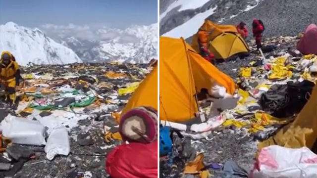 Video of 'disgusting' tourist behavior on Mount Everest sparks
