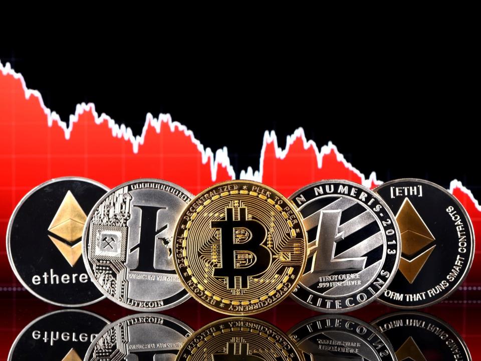 Bitcoin led a market wide crypto price crash on Monday, 21 June 2021 (Getty Images)