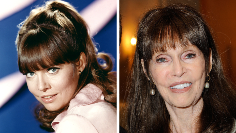 Barbara Feldon in 1965 and 2017