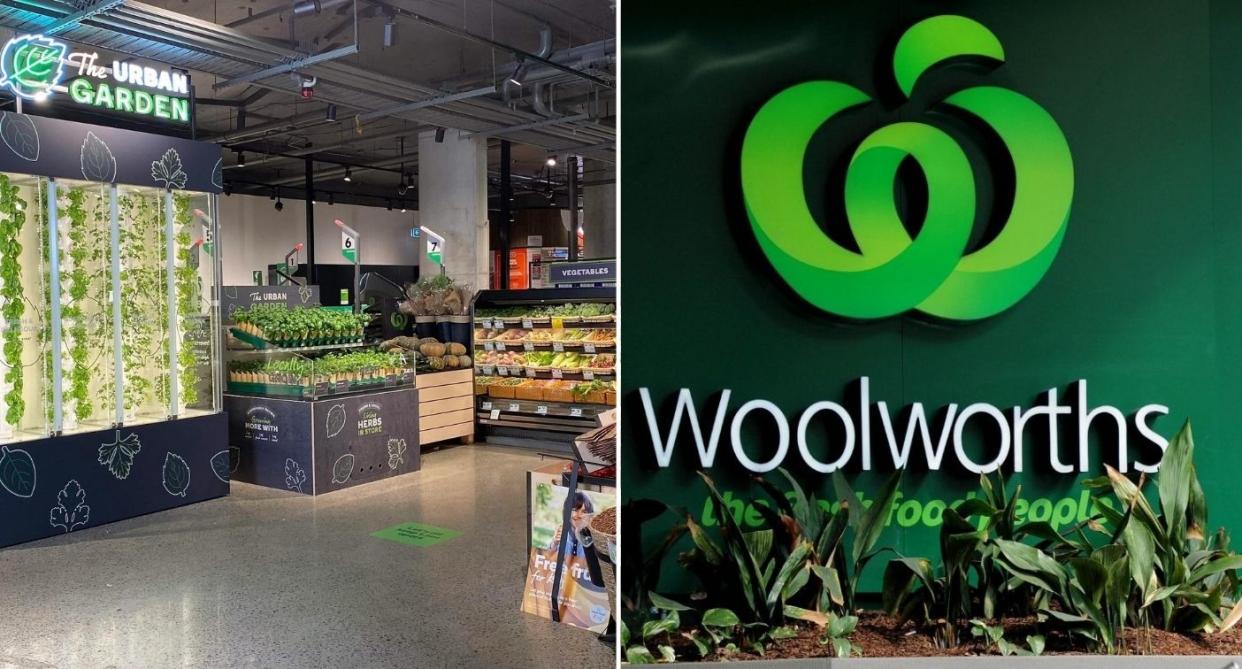 Woolworths InvertiWall in Sydney store