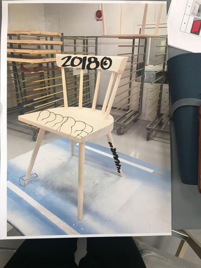 Virgil Abloh's Ikea chair is being auctioned off to support the