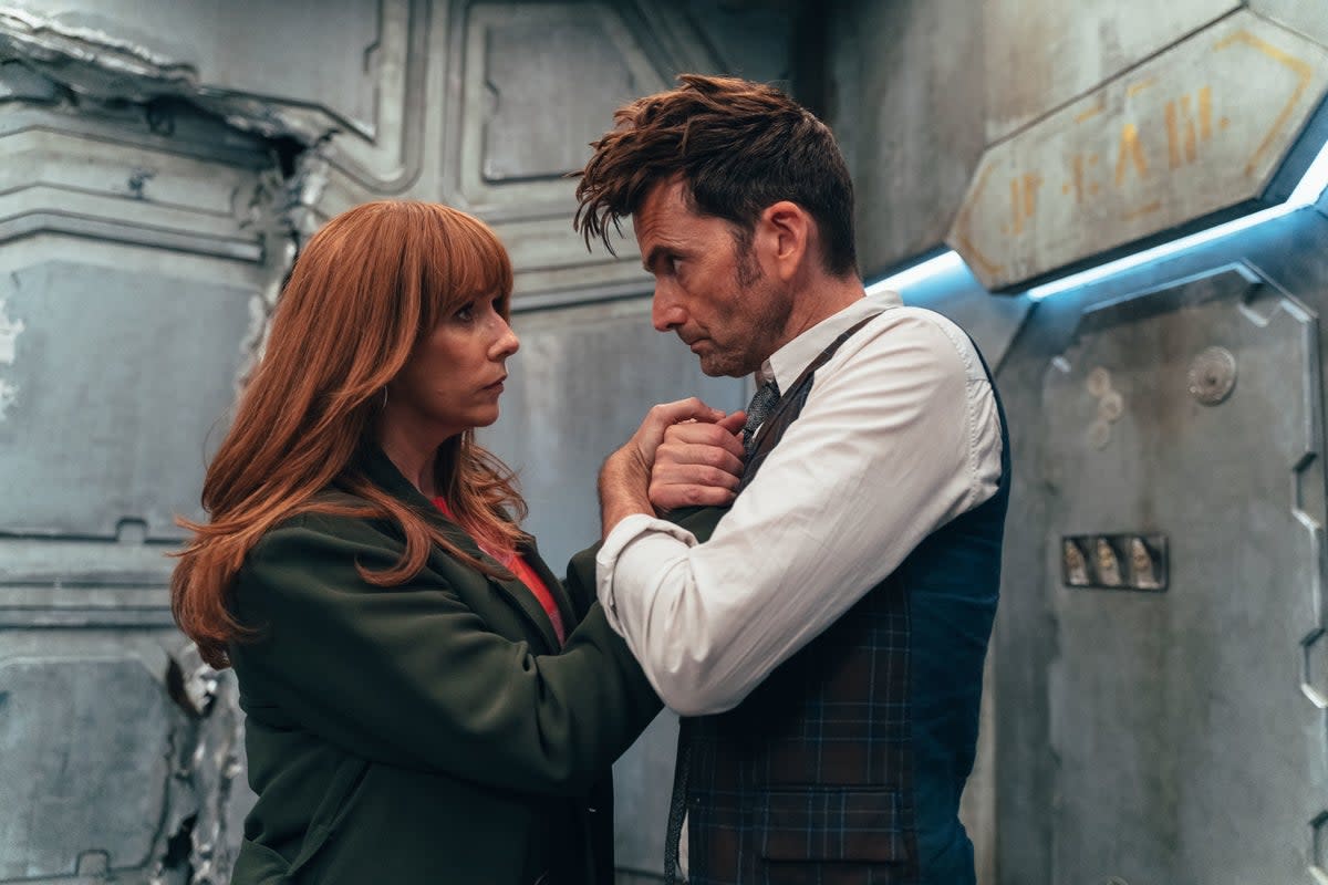 The Doctor and Donna (James Pardon/Bad Wolf/BBC Studios)