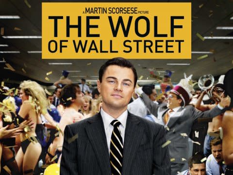 wolf of wall street poster