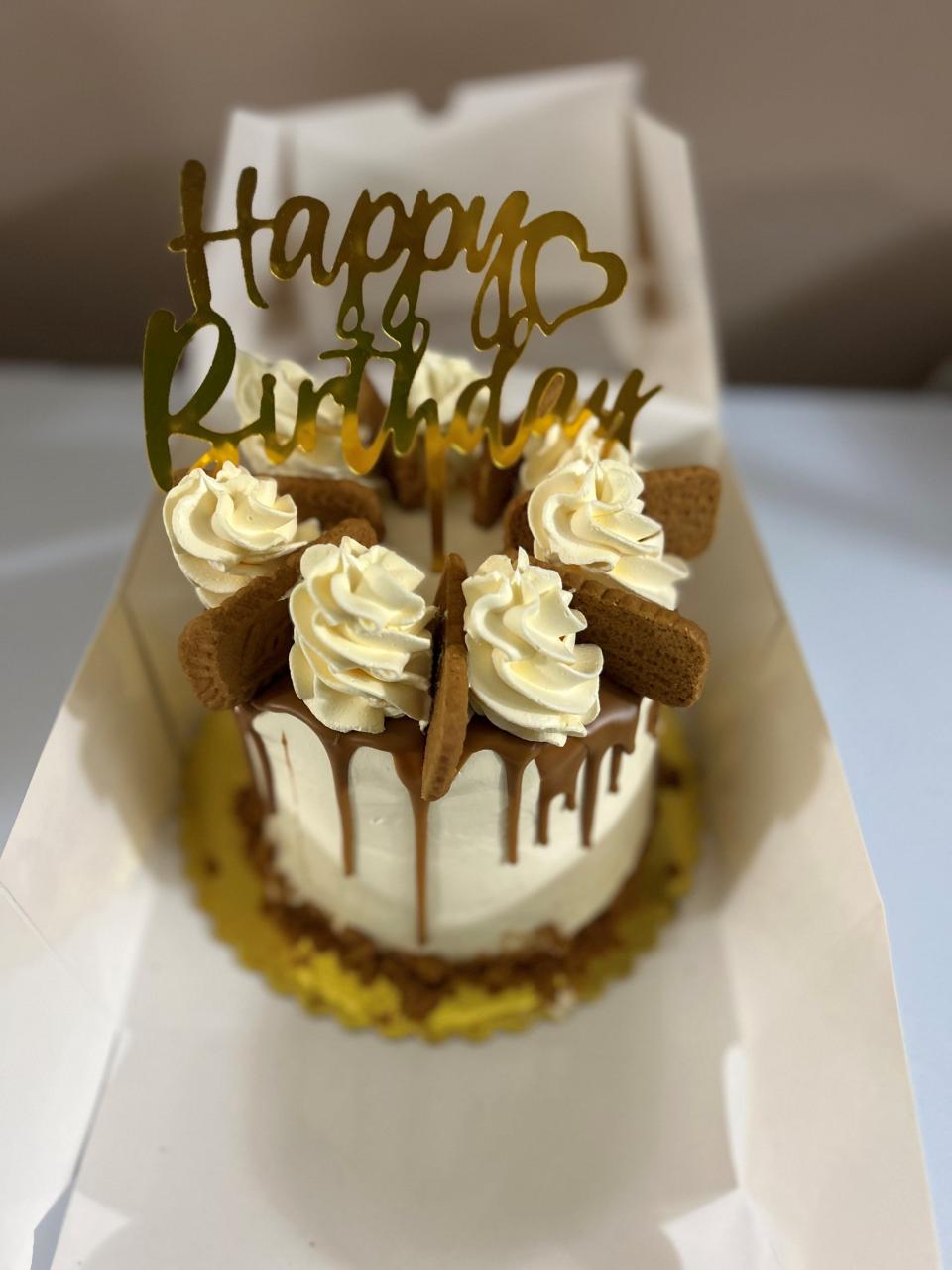 Sweet Boozy Cakes offers a variety of flavors including Cookie Butter Rumchata Cake, one of the most popular flavors. On Oct. 6, 2023, Sweet Boozy Cakes celebrated its grand opening in the business’ new permanent location in Railroad Square.