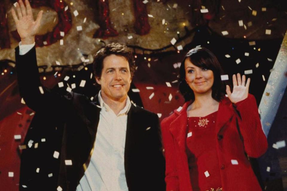 Hugh Grant and Martine McCutcheon in 'Love Actually' (Credit: Universal Pictures)