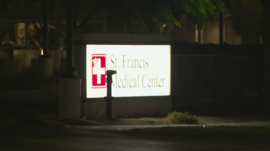 St. Francis Medical Center in Lynwood, California. (KTLA)