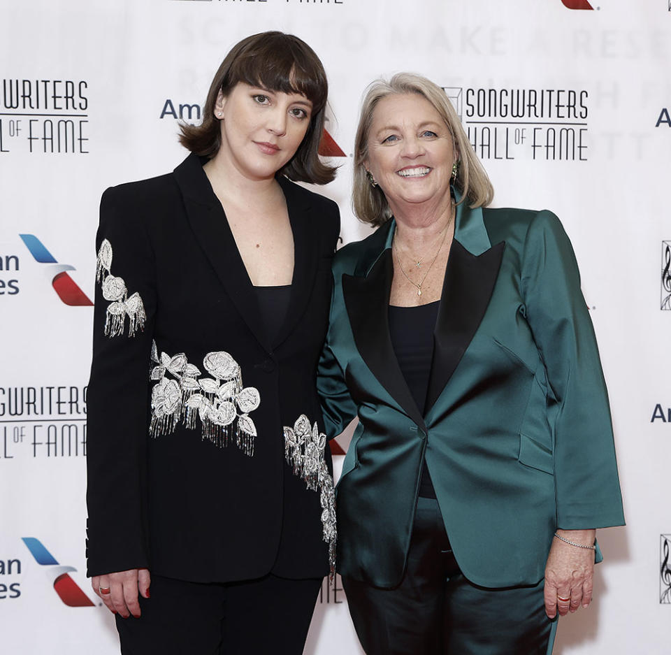 Caitlin Rose and Liz Rose attend 2023 Songwriters Hall Of Fame at the New York Marriott Marquis Hotel on June 15, 2023 in New York City.