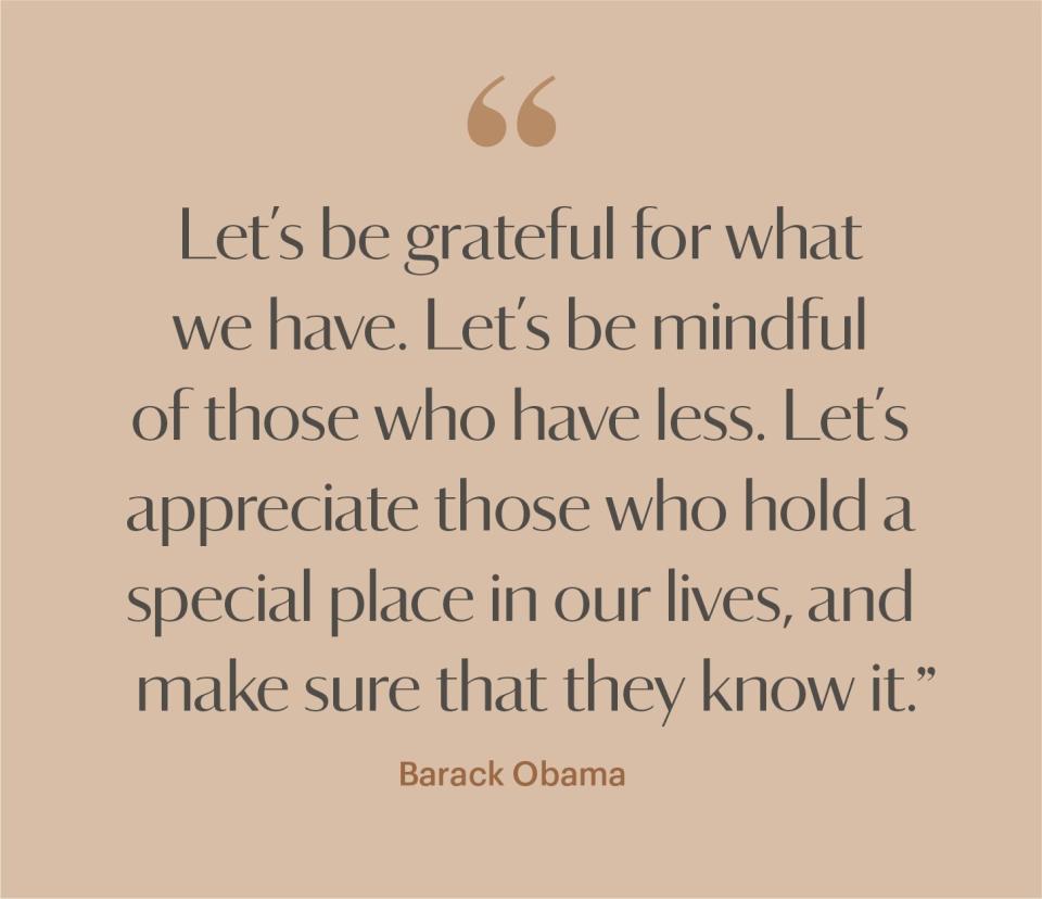 thanksgiving quote by president barack obama