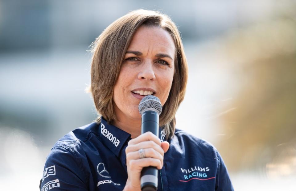 Ex-Williams team principal Claire Williams also gives her views in season six (Getty Images)