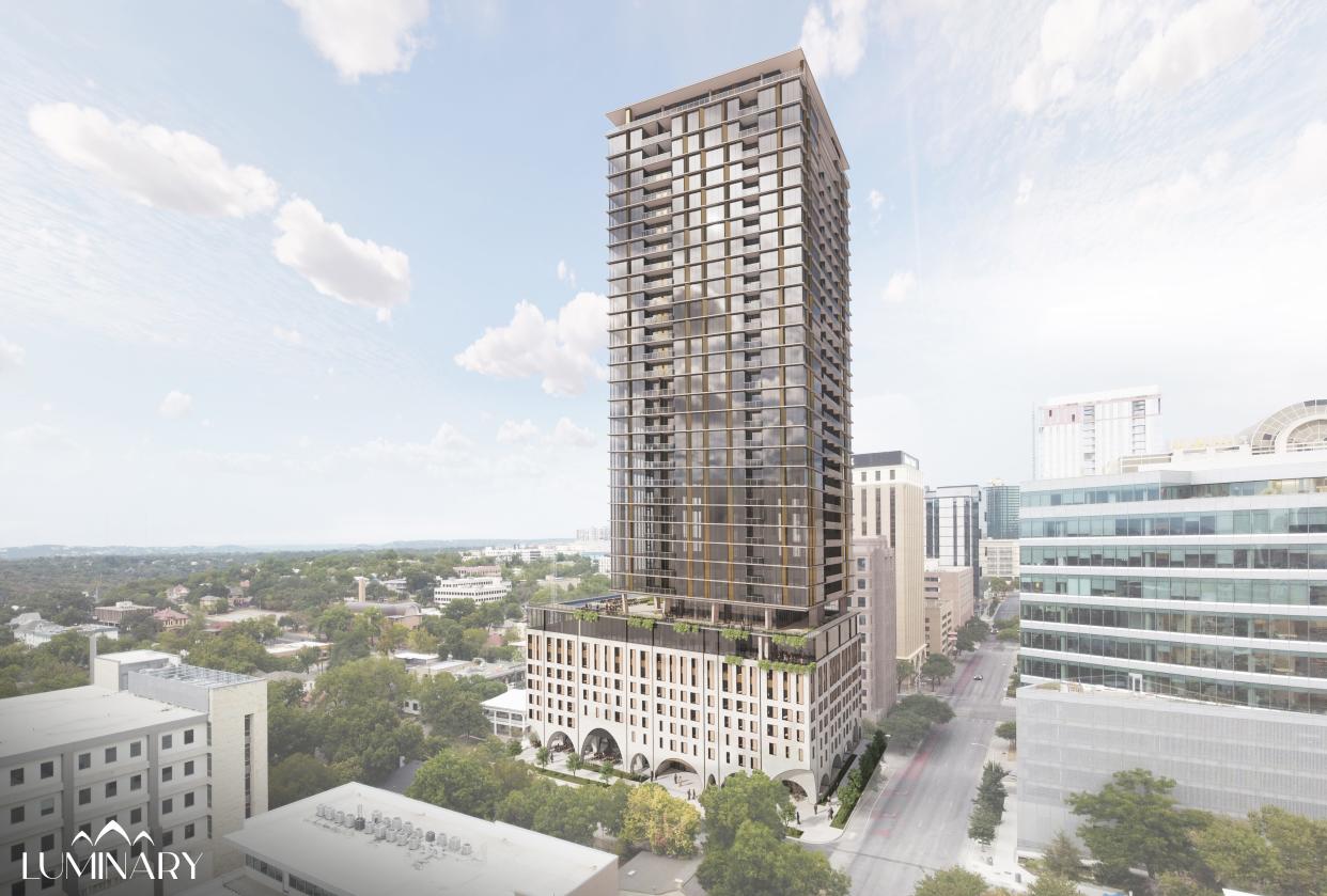 Northland Living plans to build a 35-story condominium high-rise near the Texas State Capitol that will be one of the tallest towers on downtown Austin's northwest side.