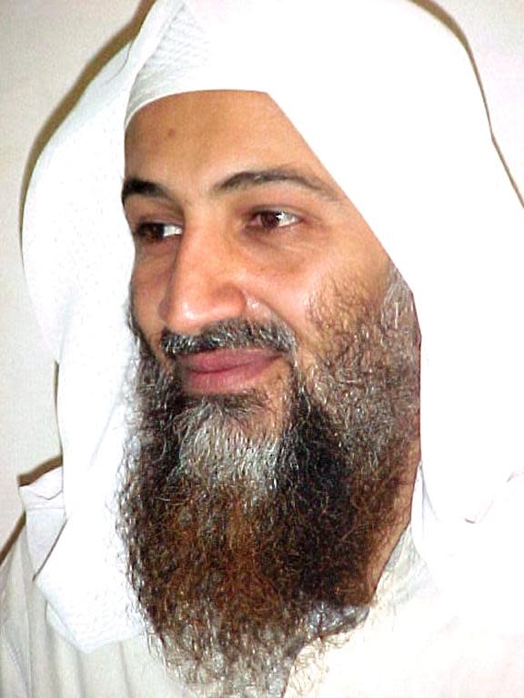 An undated photo of Osama bin Laden