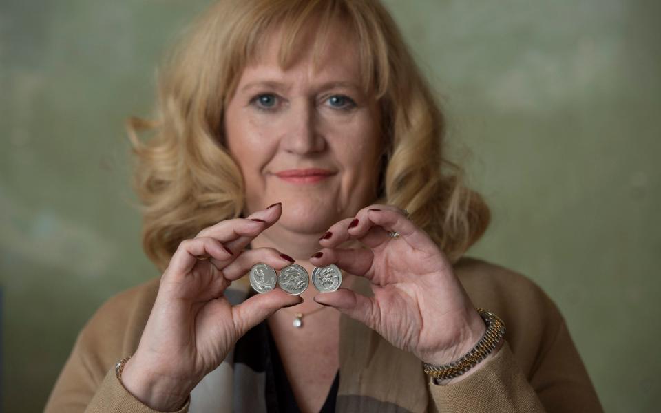 Anne Jessopp's rise to lead the Royal Mint has included a focus on commemorative coins - Julian Simmonds /The Daily Telegraph