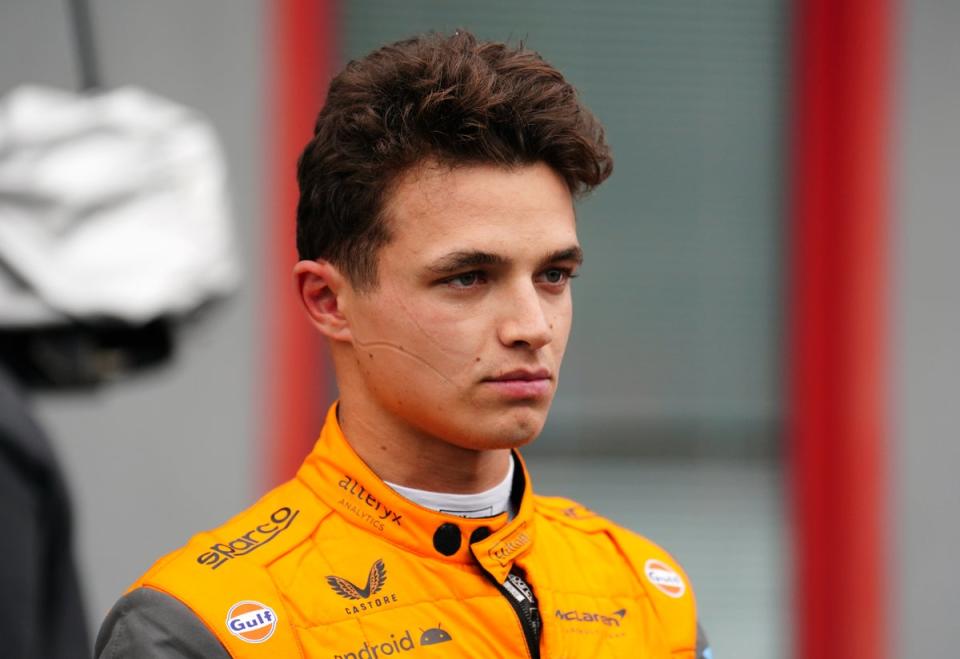 Lando Norris says he has been subjected to death threats (David Davies/PA) (PA Wire)