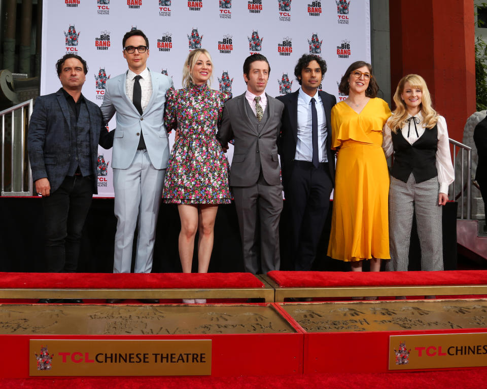 The cast of "The Big Bang Theory"