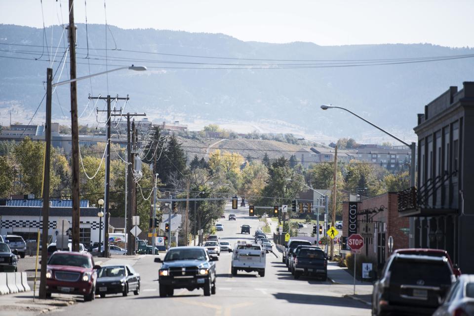 Casper Mountain as seen from town.