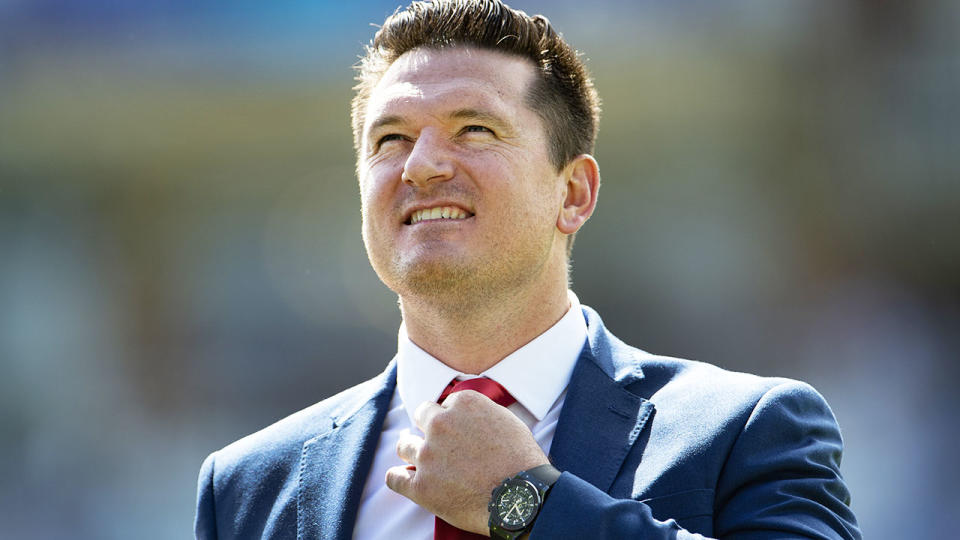 Graeme Smith, pictured here at the 2019 Cricket World Cup in England.