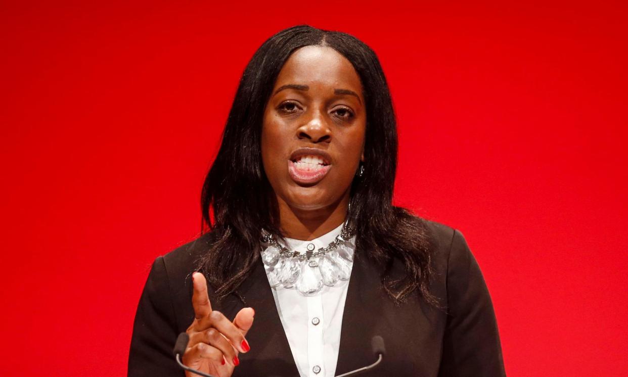 <span>Kate Osamor had said there was an ‘international duty’ to remember the victims of the Holocaust, as well as ‘more recent genocides in Cambodia, Rwanda, Bosnia and now Gaza’.</span><span>Photograph: Danny Lawson/PA</span>