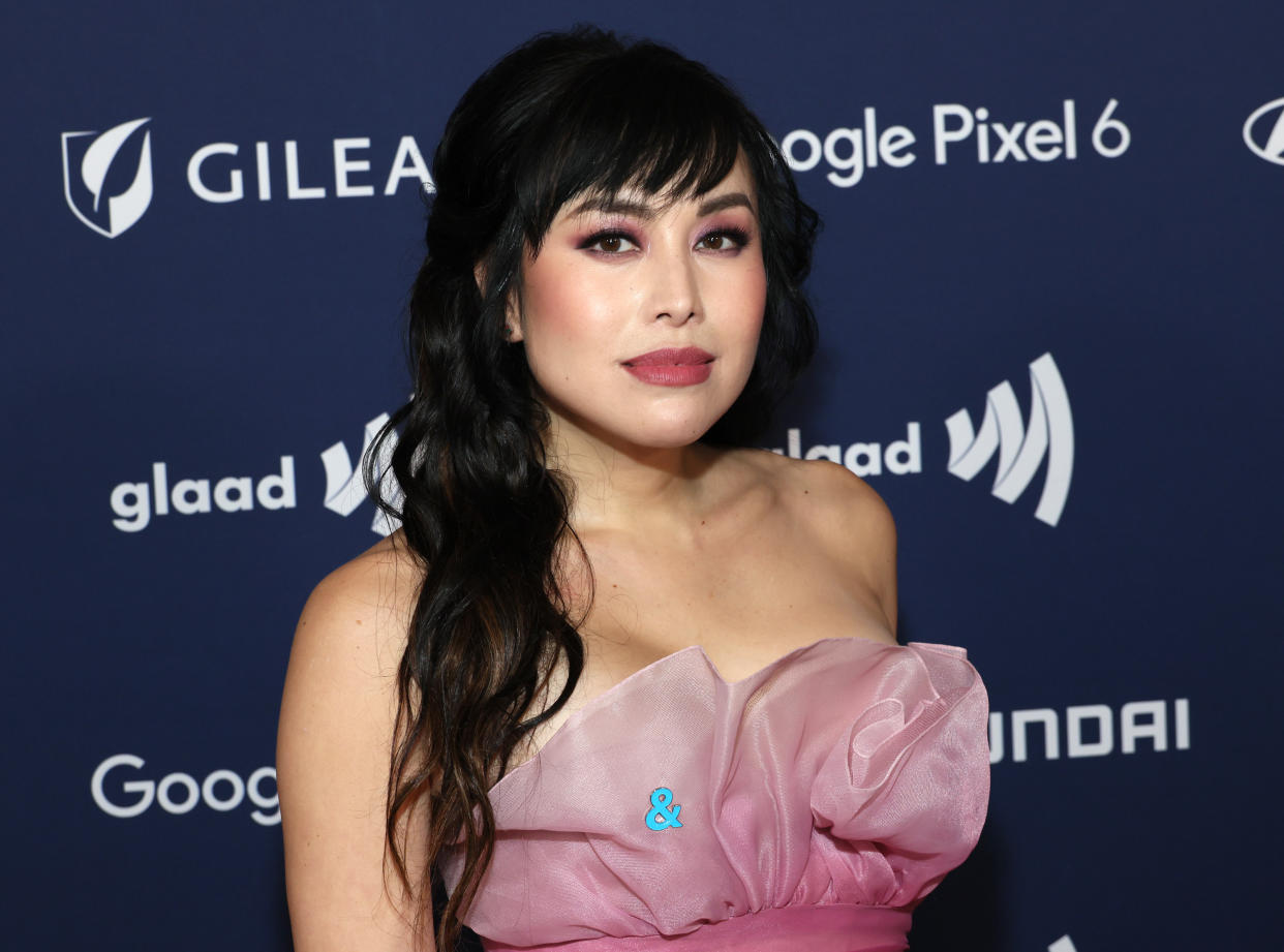 NEW YORK, NEW YORK - MAY 06: Ivory Aquino attends 33rd Annual GLAAD Media Awards at New York Hilton Midtown on May 06, 2022 in New York City. (Photo by Dia Dipasupil/Getty Images)