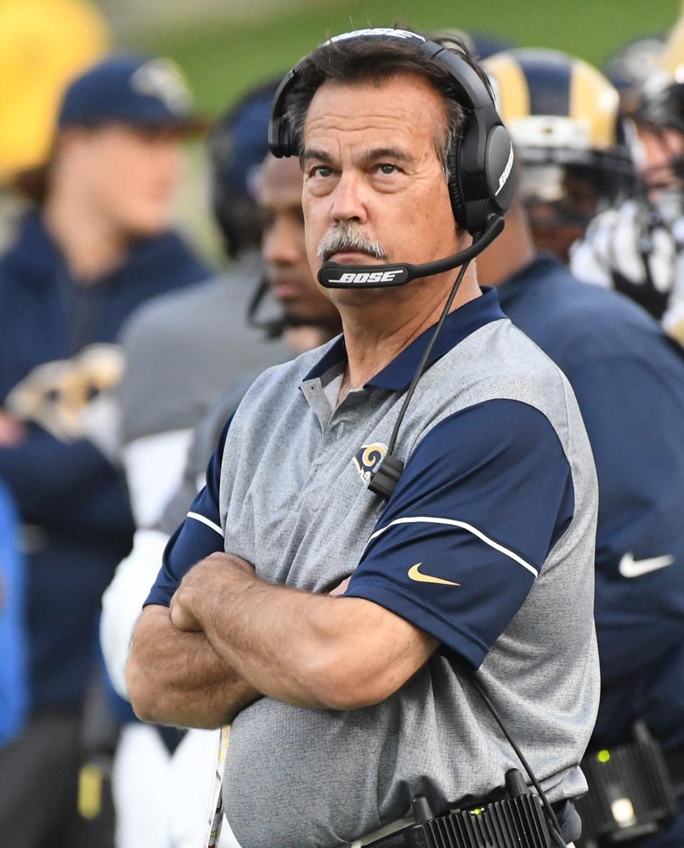 Jeff Fisher spent 22 seasons as an NFL head coach, and now will coach the USFL's Michigan Panthers.