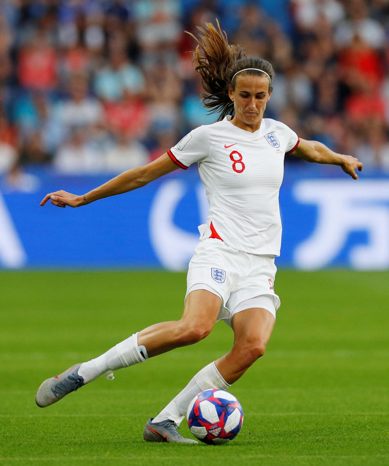 England's Jill Scott in action against Norway at the 2019 FIFA Women's World Cup  REUTERS/Phil Noble