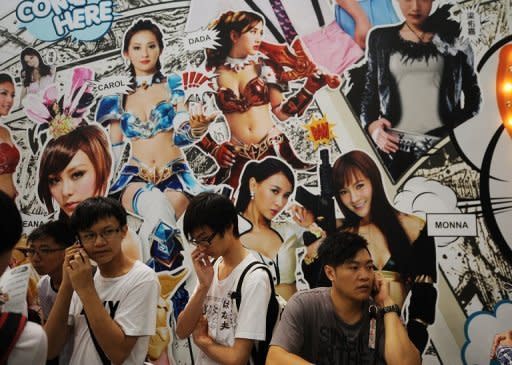 Youngster Japanese - Hug-a-porn-star draws crowds to Hong Kong comic fair
