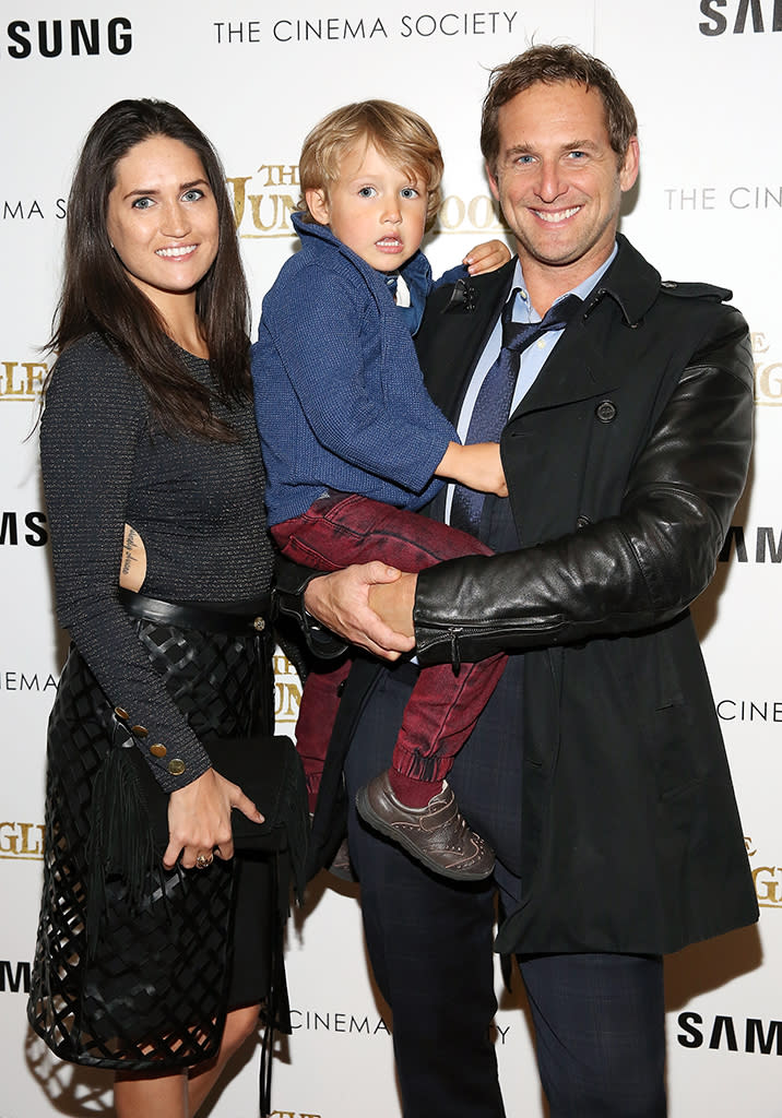 The family on the red carpet in April. (Photo: Monica Schipper/FilmMagic)