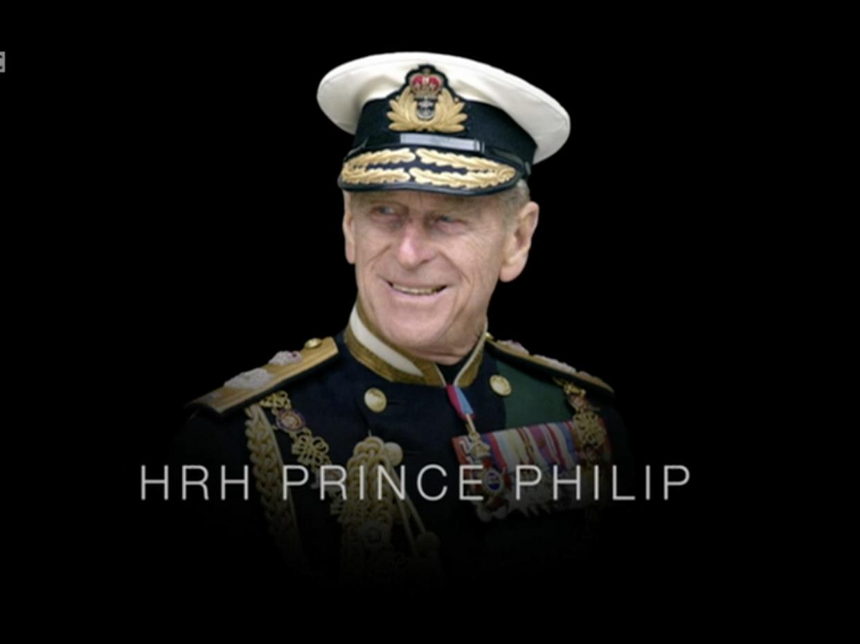 Prince Phillip dead BBC