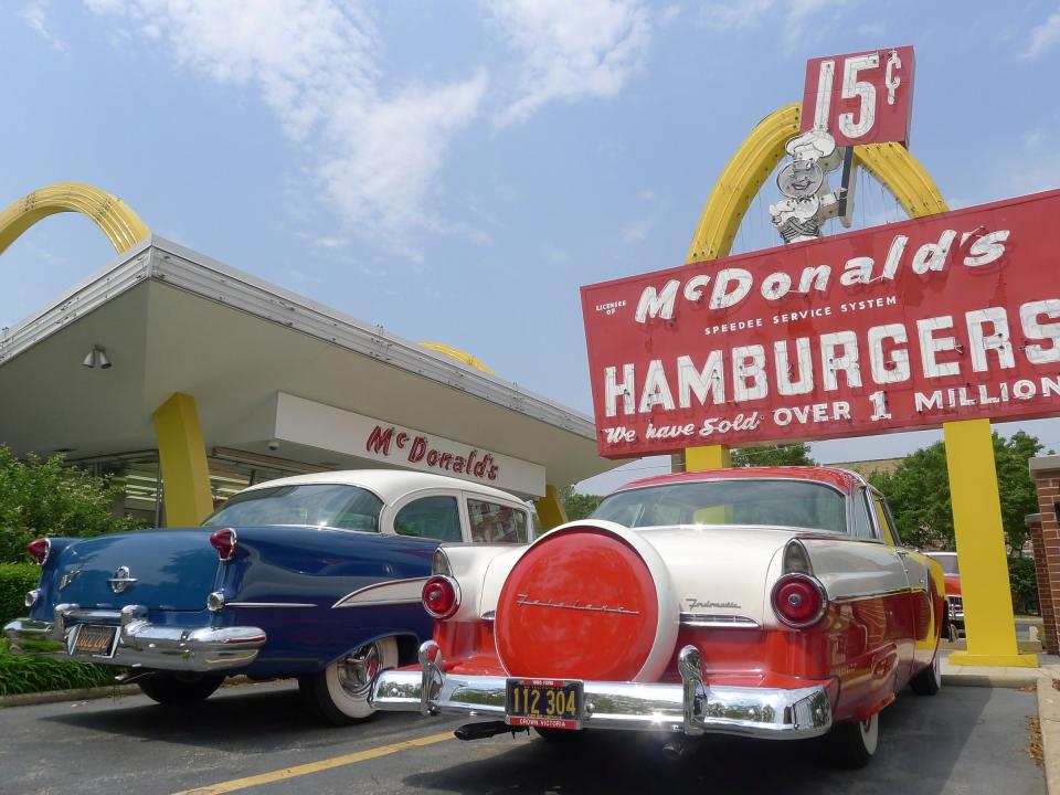 vintage mcdonalds cars