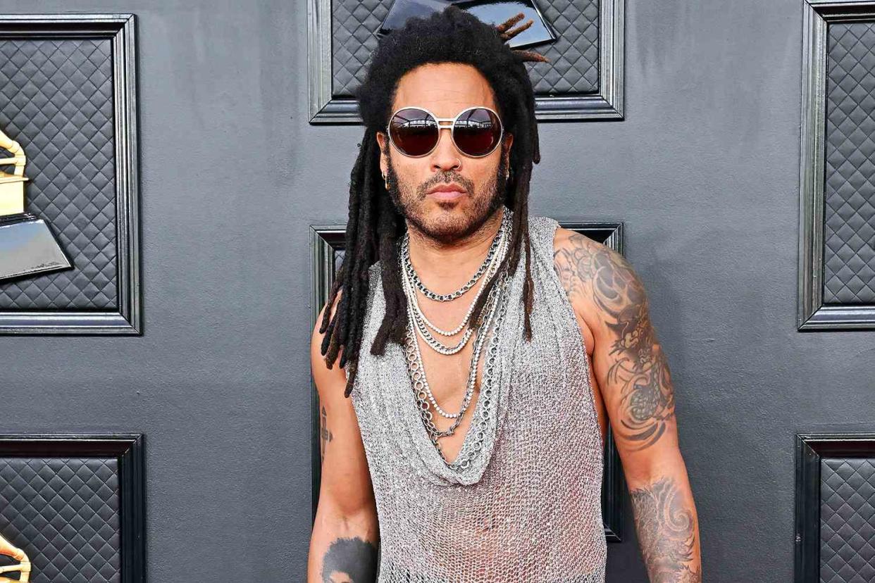 <p>Axelle/Bauer-Griffin/FilmMagic</p> Lenny Kravitz, 2022 Grammys