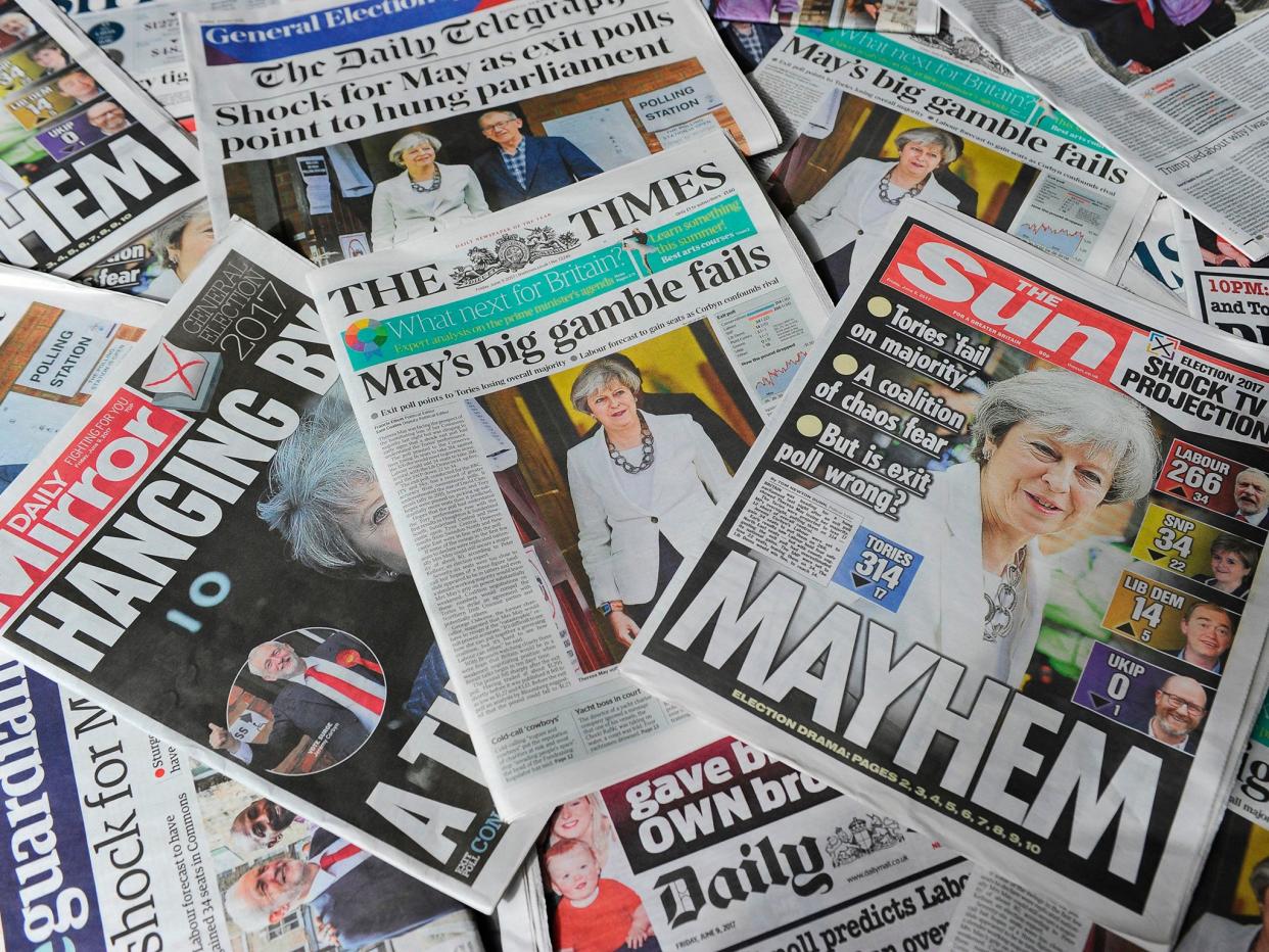 The news media, in its many and varied guises, has often been regarded as the symbol of Britain’s commitment to free expression: AFP/Getty