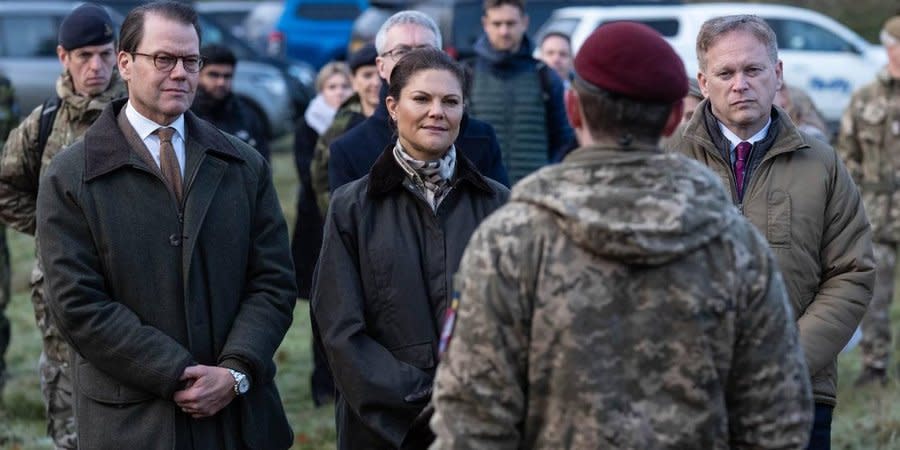 The Crown Princess of Sweden met with the Ukrainian military