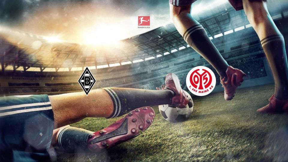 1. FSV Mainz 05 jubelt bei Borussia