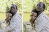 <p>Ce photographe a fait la connaissance du couple dans la rue, là où il vivait. Crédit photo : Muchiri Frames </p>