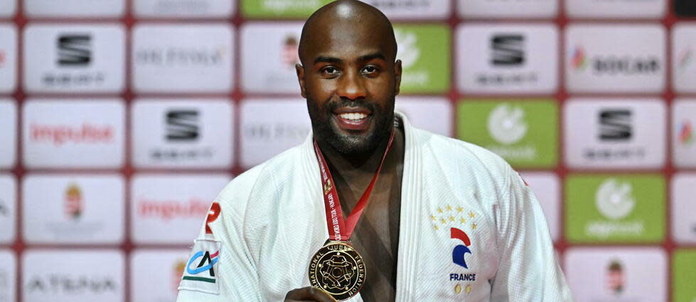 Teddy Riner a été 10 fois champion du monde de judo.   - Credit:ATTILA KISBENEDEK / AFP