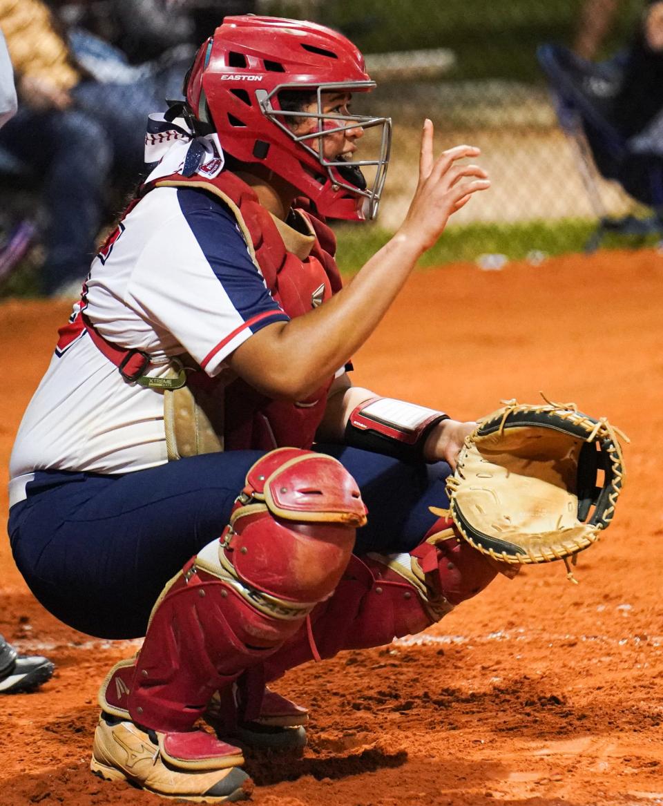 South Fork hosts Centennial in a high school softball game on Monday, April 1, 2024 in Martin County. The Eagles won 4-0.