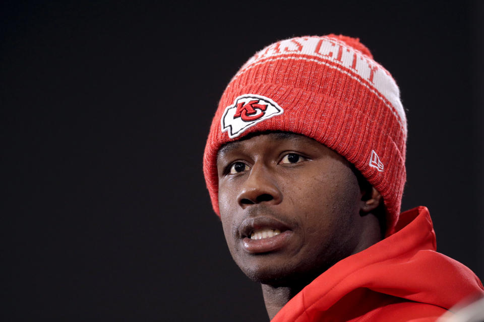 Kansas City Chiefs wide receiver Sammy Watkins shared his thoughts on a number of topics. (AP Photo/Charlie Riedel)